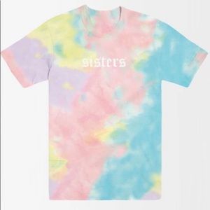 James Charles sisters apparel tie dye t shirt L